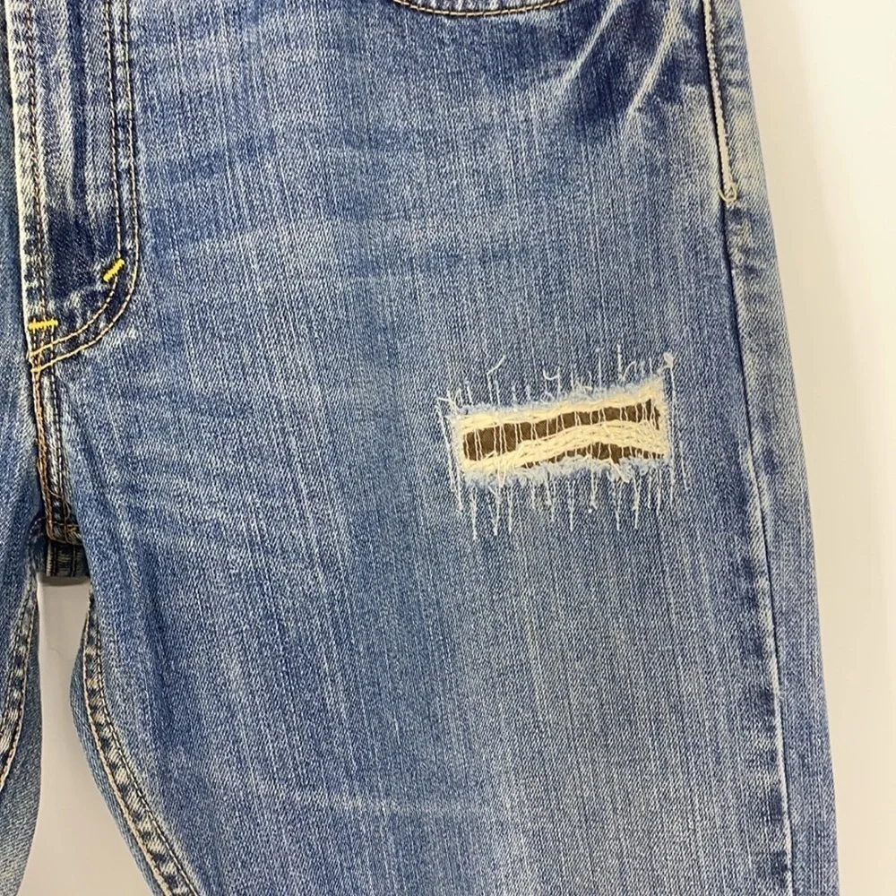 Levi’s 527 Mens Size 36 Patch Distressed straight jeans